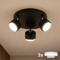 BRILAGI - Foco LED MONO 3xGX53/30W/230V, negro