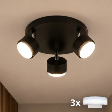 BRILAGI - Foco LED MONO 3xGX53/30W/230V, negro