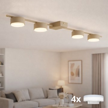 Brilagi - Foco LED MONO 4xGX53/13W/230V beige