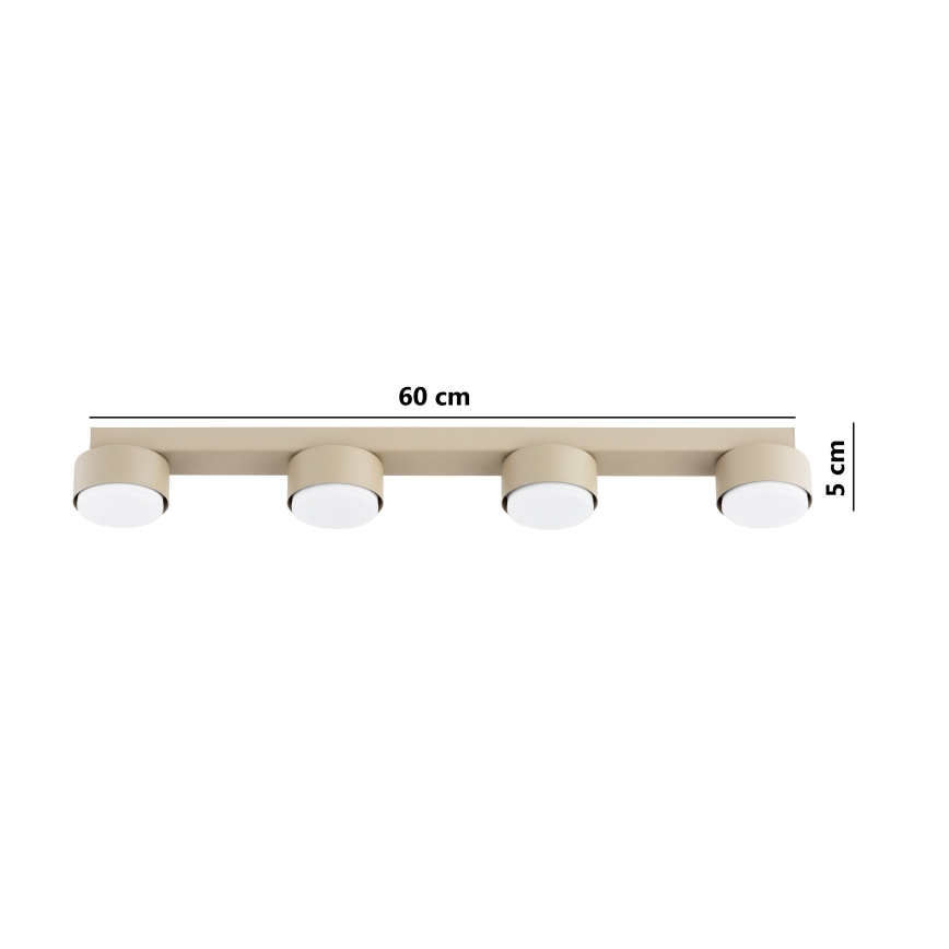 Brilagi - Foco LED MONO 4xGX53/13W/230V beige