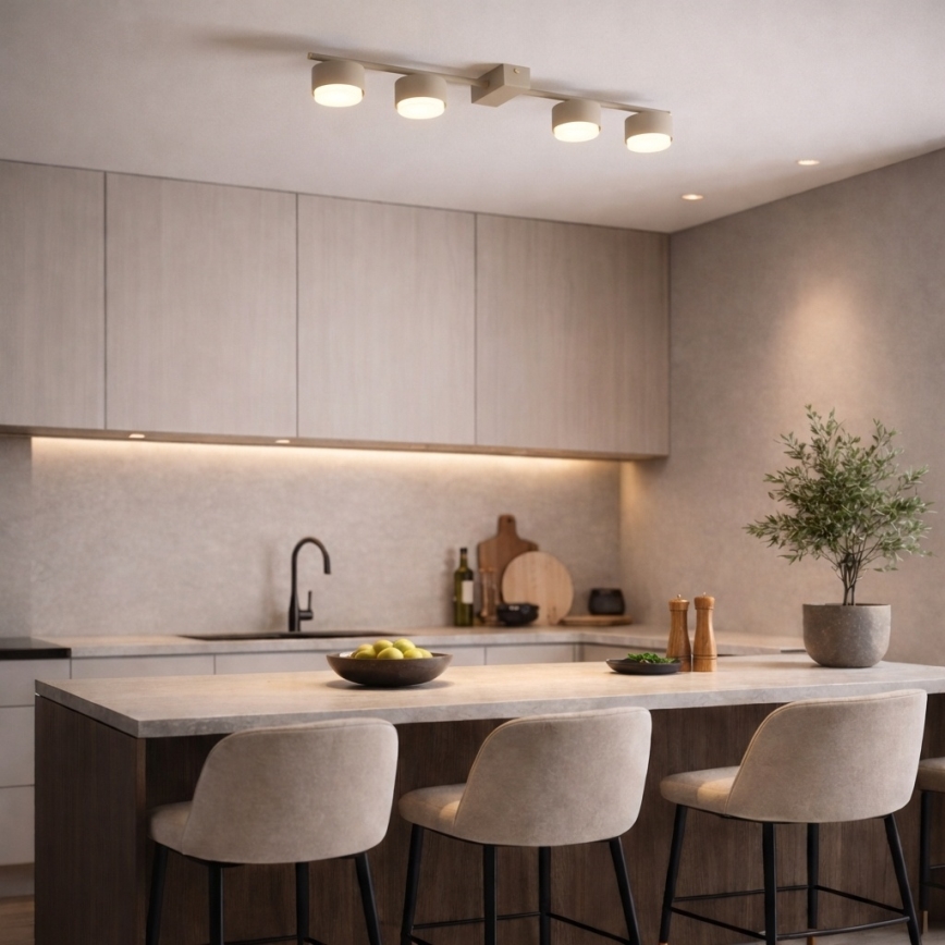 BRILAGI - Foco LED MONO 4xGX53/30W/230V beige