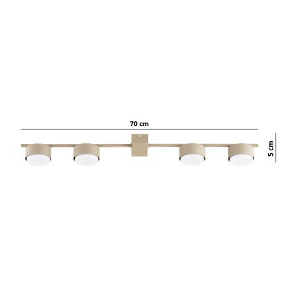 BRILAGI - Foco LED MONO 4xGX53/30W/230V beige