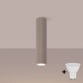Brilagi - Foco LED orientable CRESTO 1xGU10/10W/230V 30 cm topo