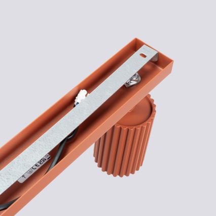 Brilagi - Foco LED orientable CRESTO 3xGU10/10W/230V rojo