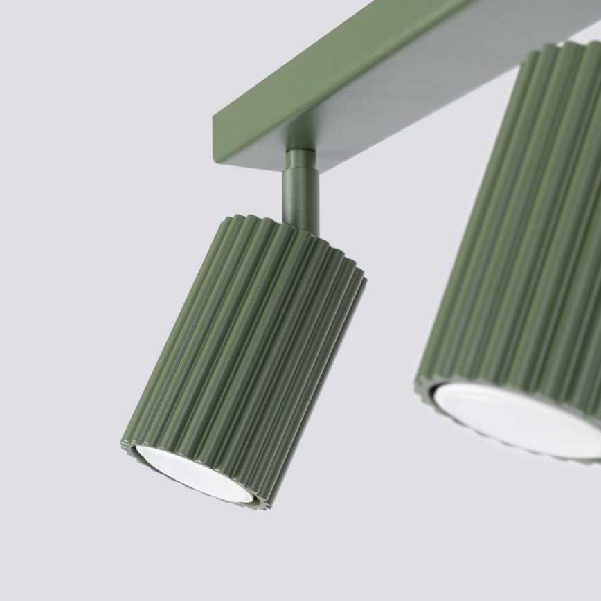 Brilagi - Foco LED orientable CRESTO 3xGU10/10W/230V verde