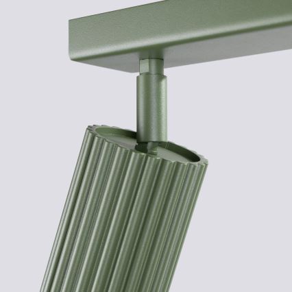 Brilagi - Foco LED orientable CRESTO 3xGU10/10W/230V verde