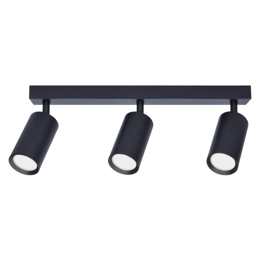 Brilagi - Foco empotrable LED RGBW regulable SELE 3xGU10/4,8W/230V 3000K negro + mando a distancia