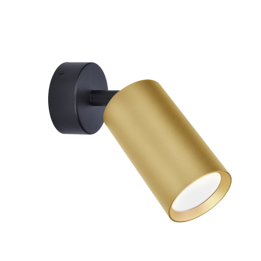 Brilagi - LED RGBW foco empotrable regulable SELE GOLDEN 1xGU10/4,8W/230V 3000K negro/dorado + mando a distancia