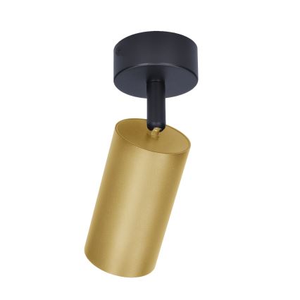 Brilagi - LED RGBW foco empotrable regulable SELE GOLDEN 1xGU10/4,8W/230V 3000K negro/dorado + mando a distancia
