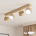 BRILAGI - Foco LED RGB+CCT regulable MONO 4xGX53/14W/230V 2700-6500K Wi-Fi Tuya beige