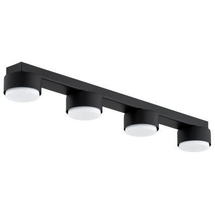 BRILAGI - Foco empotrable LED RGB+CCT regulable MONO 4xGX53/14W/230V 2700-6500K Wi-Fi Tuya negro