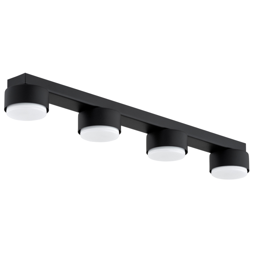 BRILAGI - Foco empotrable LED RGB+CCT regulable MONO 4xGX53/14W/230V 2700-6500K Wi-Fi Tuya negro
