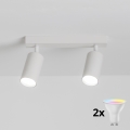 Brilagi - Foco LED RGBW regulable SELE 2xGU10/4,8W/230V 3000K blanco + mando a distancia