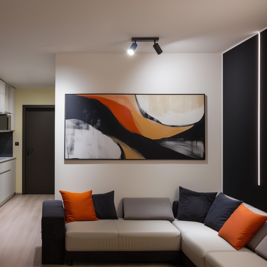 Brilagi - LED RGBW Regulable foco empotrable SELE 2xGU10/4,8W/230V 3000K antracita + mando a distancia