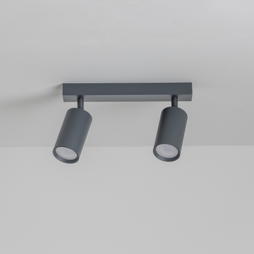 Brilagi - LED RGBW Regulable foco empotrable SELE 2xGU10/4,8W/230V 3000K antracita + mando a distancia
