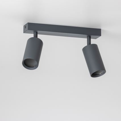 Brilagi - LED RGBW Regulable foco empotrable SELE 2xGU10/4,8W/230V 3000K antracita + mando a distancia