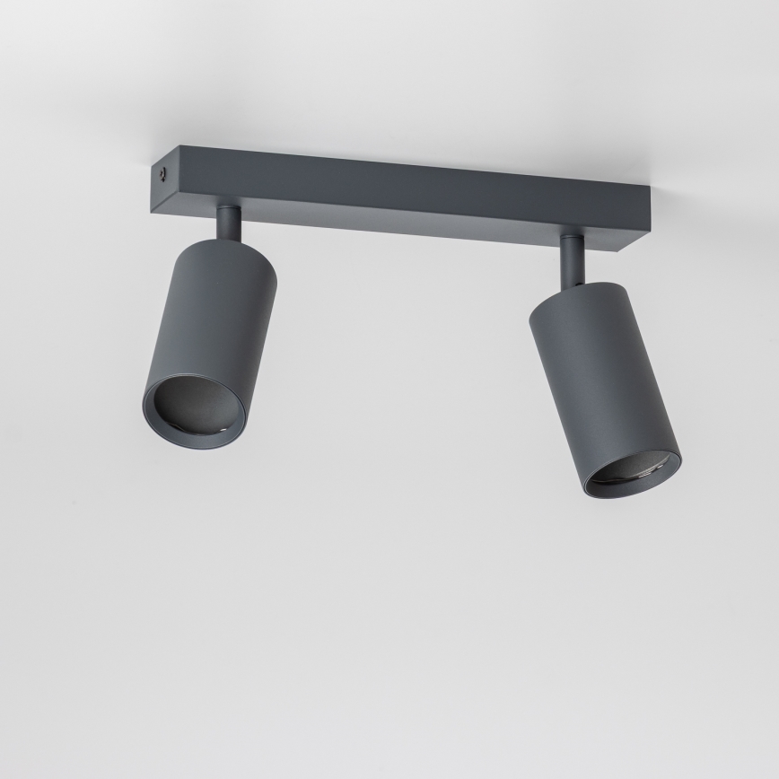 Brilagi - LED RGBW Regulable foco empotrable SELE 2xGU10/4,8W/230V 3000K antracita + mando a distancia