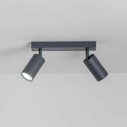 Brilagi - LED RGBW Regulable foco empotrable SELE 2xGU10/4,8W/230V 3000K antracita + mando a distancia