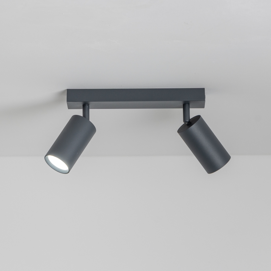 Brilagi - LED RGBW Regulable foco empotrable SELE 2xGU10/4,8W/230V 3000K antracita + mando a distancia