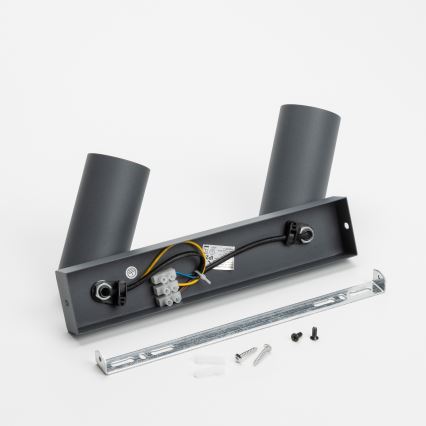 Brilagi - LED RGBW Regulable foco empotrable SELE 2xGU10/4,8W/230V 3000K antracita + mando a distancia