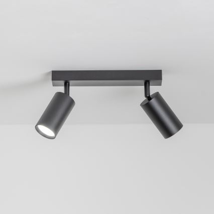 Brilagi - Foco empotrable LED RGBW regulable SELE 2xGU10/4,8W/230V 3000K negro + mando a distancia