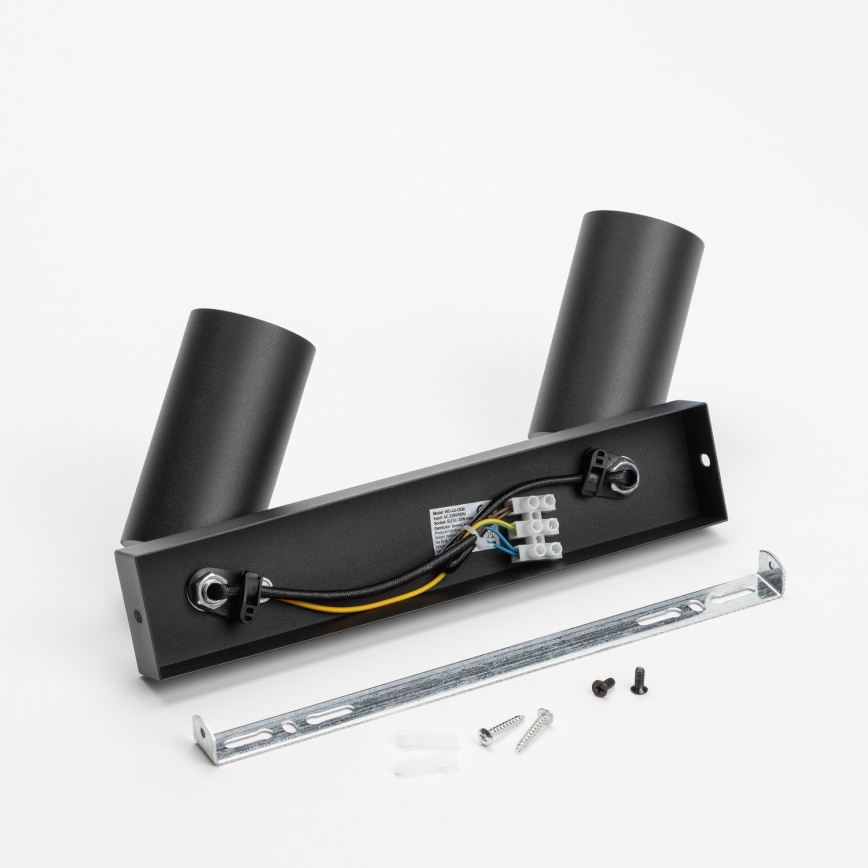 Brilagi - Foco empotrable LED RGBW regulable SELE 2xGU10/4,8W/230V 3000K negro + mando a distancia