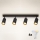 Brilagi - Foco LED RGBW regulable SELE 4xGU10/4,8W/230V 3000K negro/oro + mando a distancia