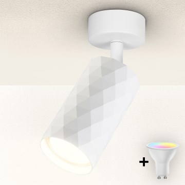 Brilagi - Foco LED RGBW regulable SELE DIAMANT 1xGU10/4,8W/230V 3000K blanco + mando a distancia