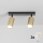 Brilagi - Foco LED RGBW regulable SELE GOLDEN 2xGU10/4,8W/230V 3000K negro/dorado + mando a distancia