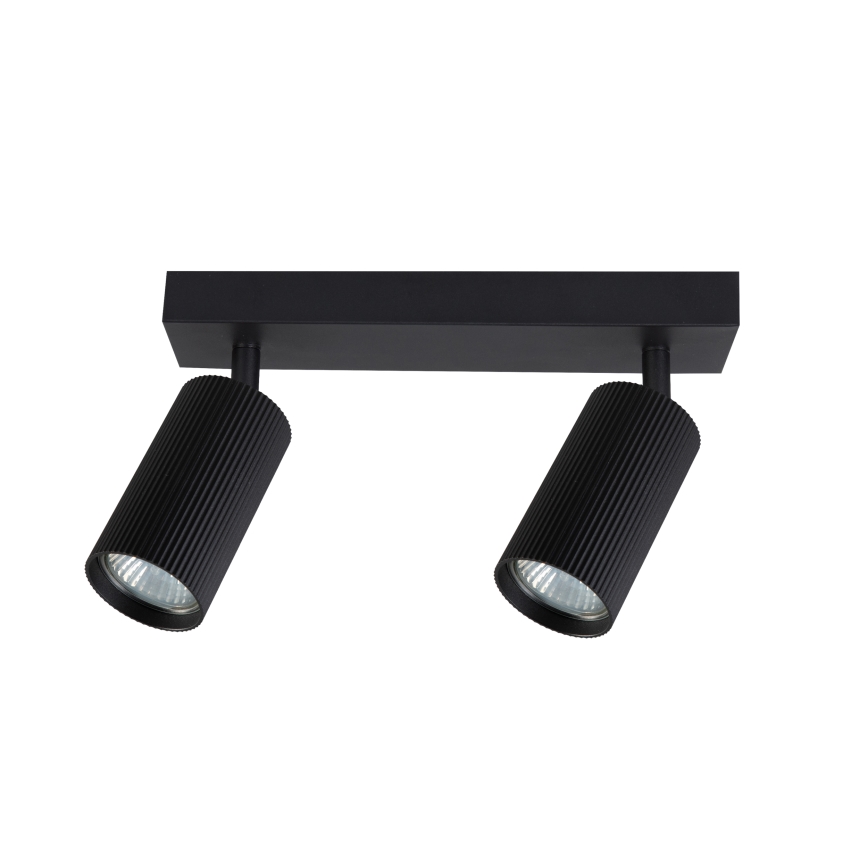 Brilagi - Foco LED RGBW regulable SELE MODERN 2xGU10/4,8W/230V 3000K negro + mando a distancia