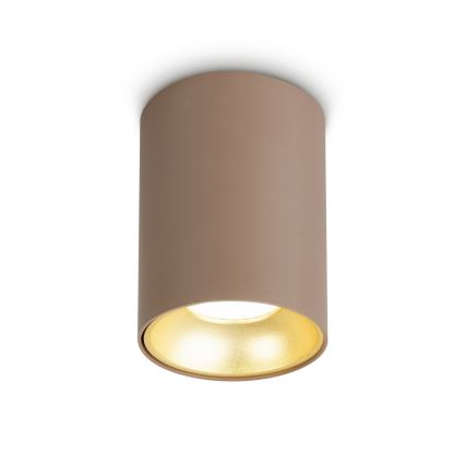 Brilagi - Foco LED RGBW regulable TRINE 1xGU10/4,8W/230V 3000K beige/dorado + mando a distancia