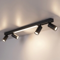 Brilagi - Foco LED SELE 4xGU10/30W/230V + LED/25W negro