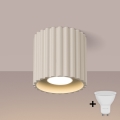 Brilagi - Foco LED SFERA 1xGU10/10W/230V Ø 10 cm crema
