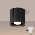Brilagi - Foco LED SFERA 1xGU10/10W/230V Ø 10 cm negro
