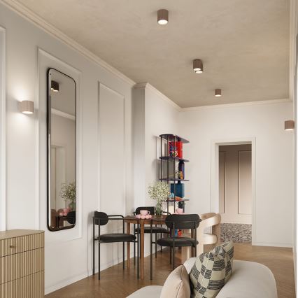 Brilagi - Foco LED SFERA 1xGU10/10W/230V Ø 10 cm taupe