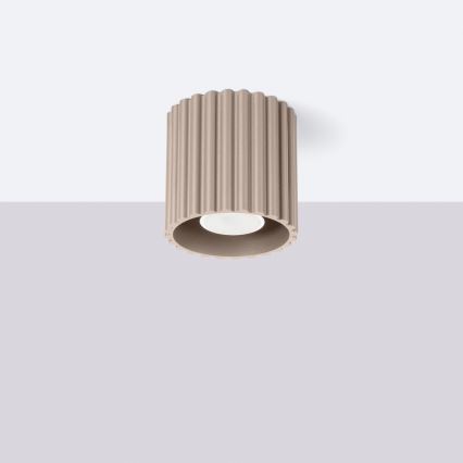 Brilagi - Foco LED SFERA 1xGU10/10W/230V Ø 10 cm taupe