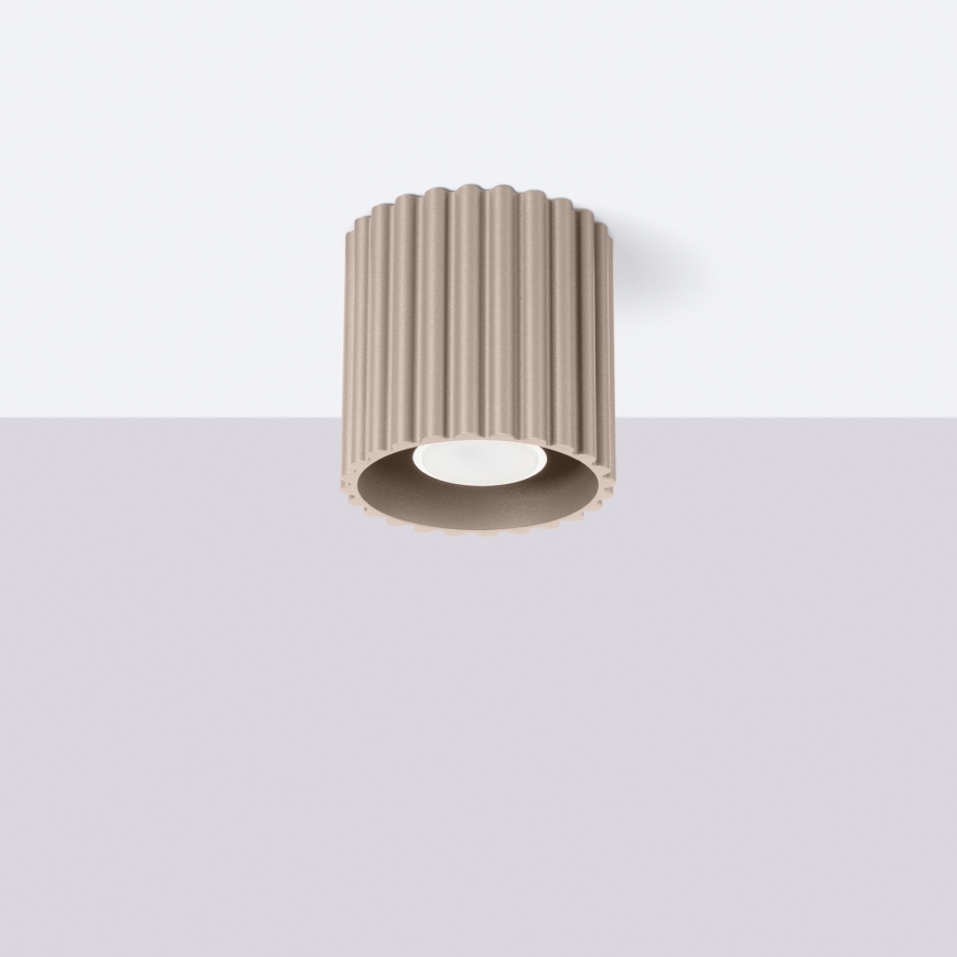 Brilagi - Foco LED SFERA 1xGU10/10W/230V Ø 10 cm taupe