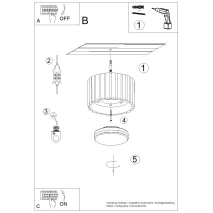 Brilagi - Foco LED SFERA 1xGX53/30W/230V Ø 10 cm marrón