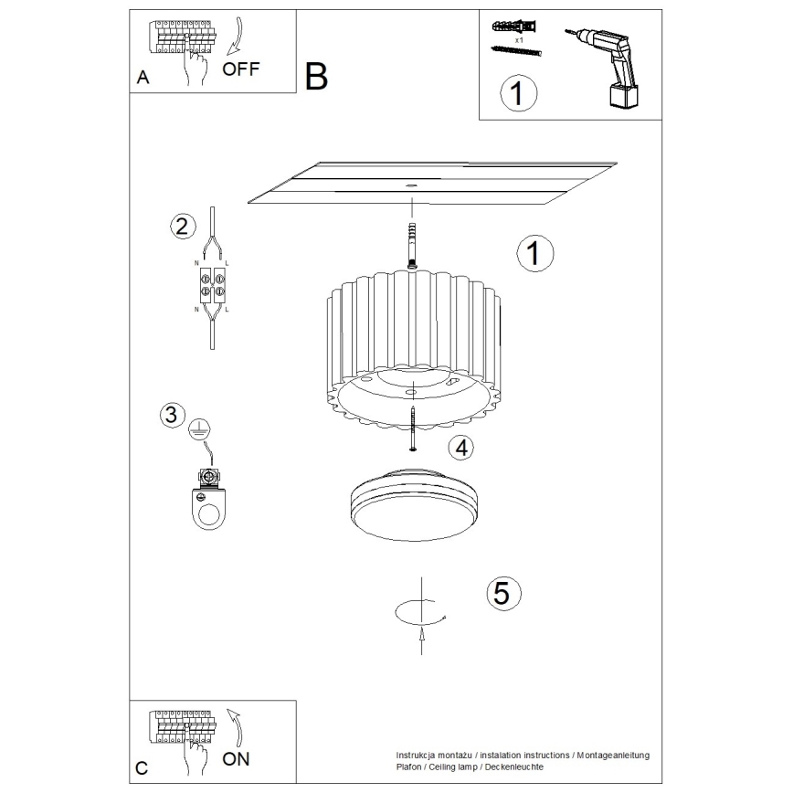 Brilagi - Foco LED SFERA 1xGX53/30W/230V Ø 10 cm marrón