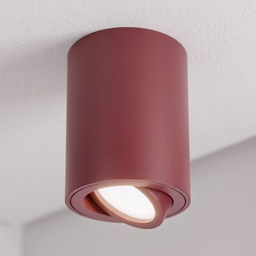 BRILAGI - Foco MIA 1xGU10/30W/230V 100x80 mm burdeos