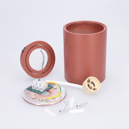 BRILAGI - Foco MIA 1xGU10/30W/230V 100x80 mm marrón