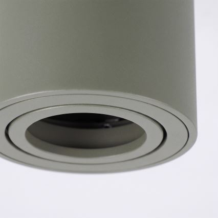 BRILAGI - Foco MIA 1xGU10/30W/230V 100x80 mm verde oscuro