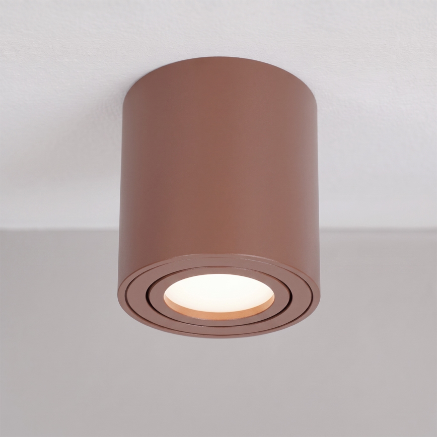 BRILAGI - Foco MIA 1xGU10/30W/230V 84x80 mm marrón