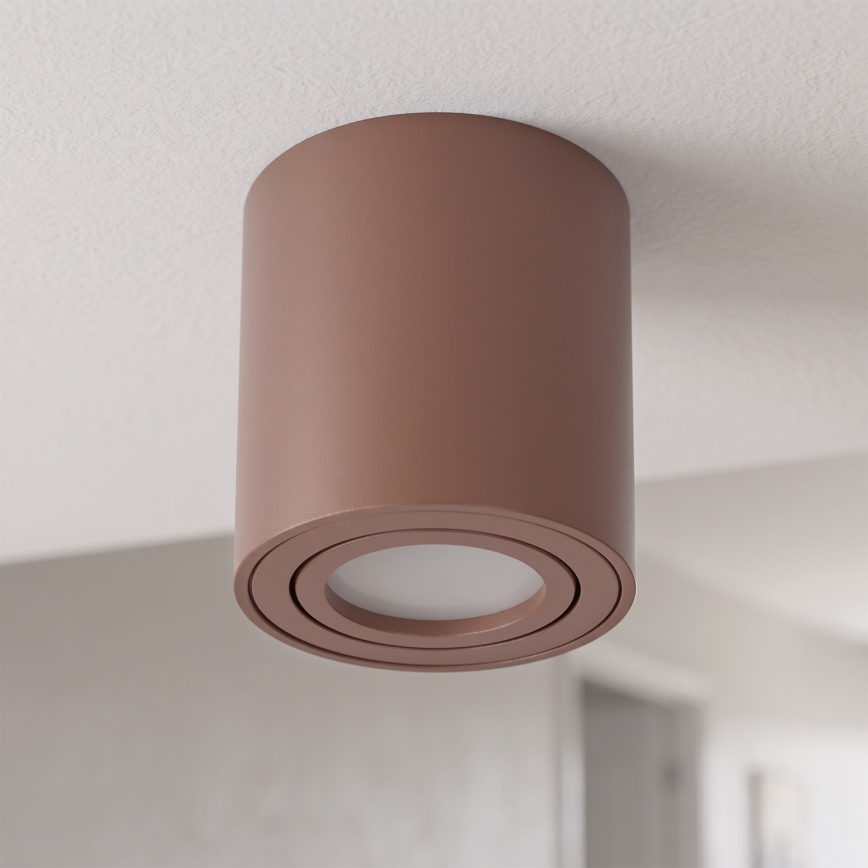 BRILAGI - Foco MIA 1xGU10/30W/230V 84x80 mm marrón