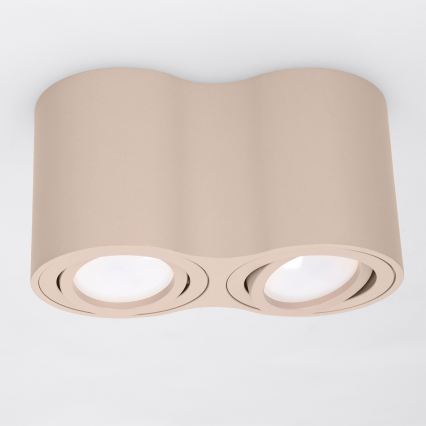 BRILAGI - Foco MIA DOUBLE 2xGU10/30W/230V beige