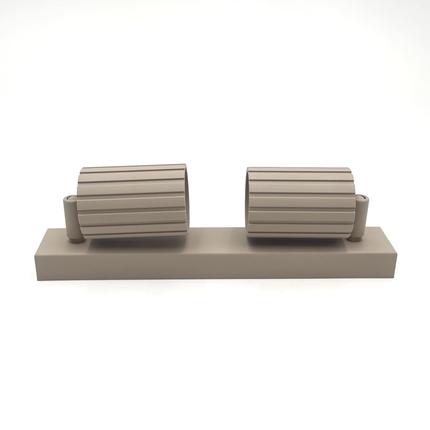 Brilagi - Foco orientable CRISPINA 2xGU10/10W/230V beige