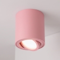 BRILAGI - Foco orientable MIA 1xGU10/30W/230V 84x80 mm rosa