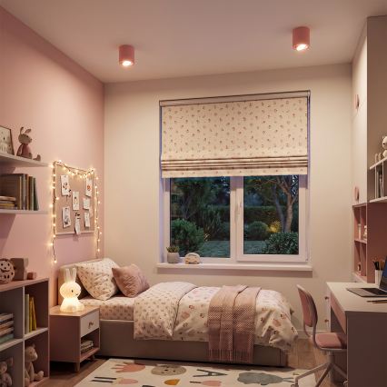 BRILAGI - Foco orientable MIA 1xGU10/30W/230V 84x80 mm rosa
