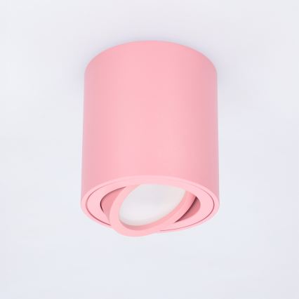 BRILAGI - Foco orientable MIA 1xGU10/30W/230V 84x80 mm rosa