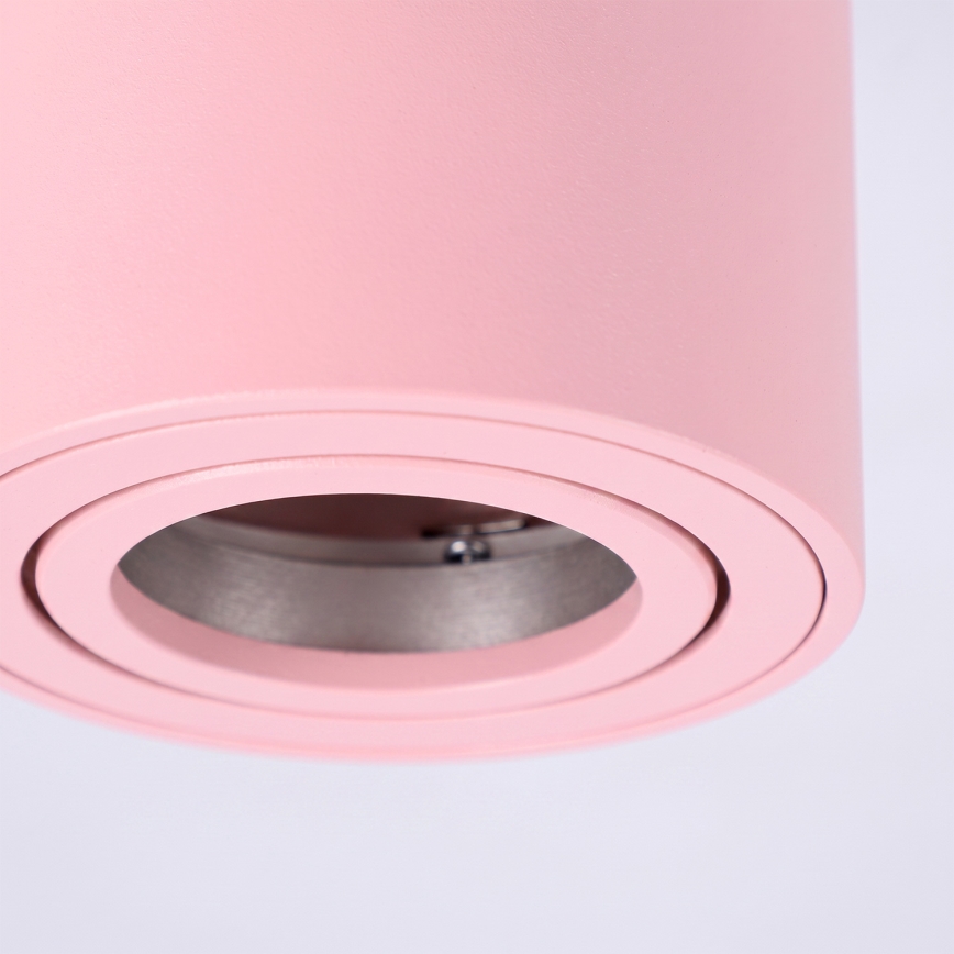 BRILAGI - Foco orientable MIA 1xGU10/30W/230V 84x80 mm rosa